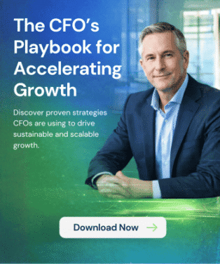 CFO analyzing real-time financial dashboards using a modern ERP system.